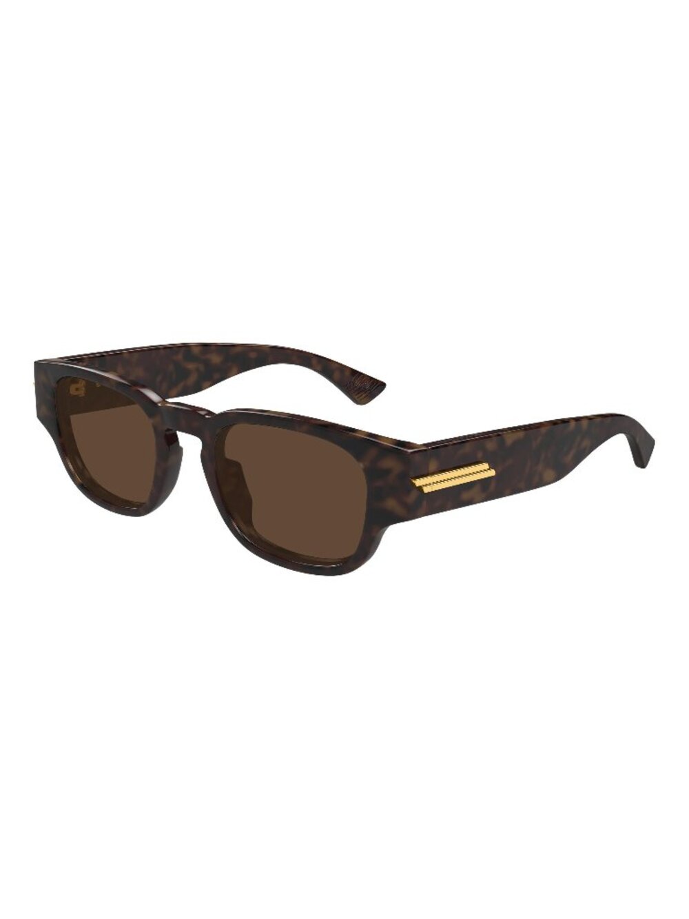 New Bottega Veneta Men's Sunglasses Havana Brown Lens Acetate Frame BV1460S 002